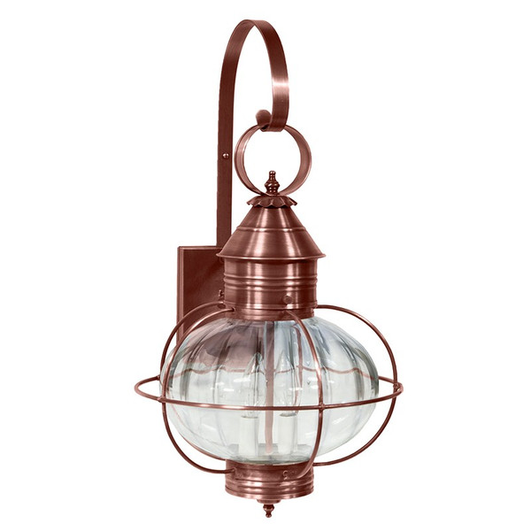 Northeast Lantern - 2541-AC-LT2-OPT - Two Light Wall Mount - Onion - Antique Copper