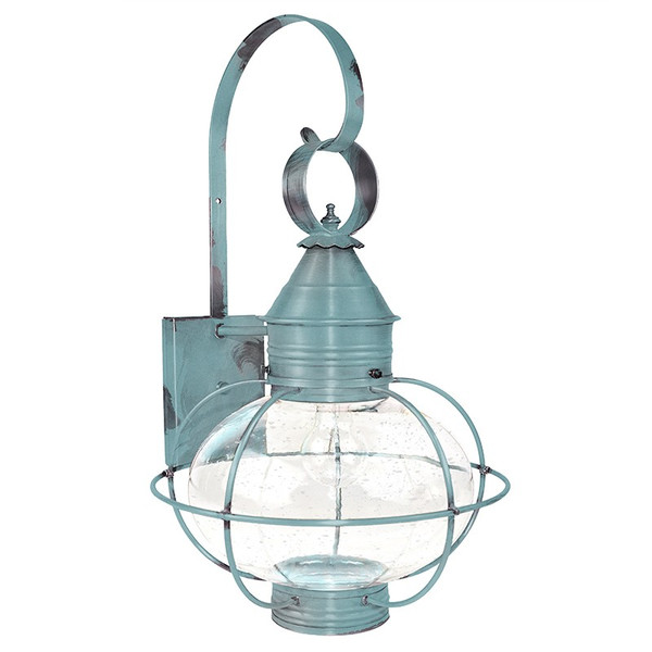 Northeast Lantern - 2541-VG-MED-CSG - One Light Wall Mount - Onion - Verdi Gris