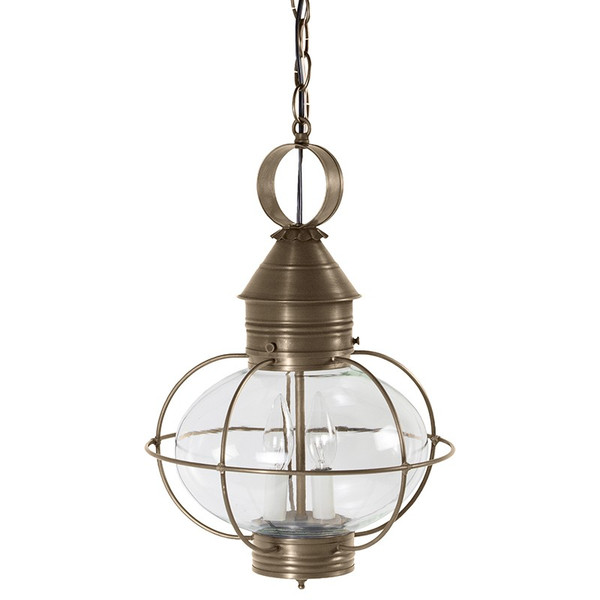 Northeast Lantern - 2542-DAB-LT2-CLR - Two Light Hanging Lantern - Onion - Dark Antique Brass