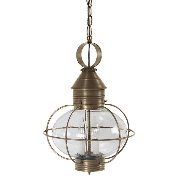 Northeast Lantern - 2542-DAB-LT2-CSG - Two Light Hanging Lantern - Onion - Dark Antique Brass