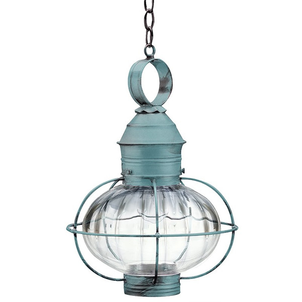 Northeast Lantern - 2542-VG-MED-OPT - One Light Hanging Lantern - Onion - Verdi Gris