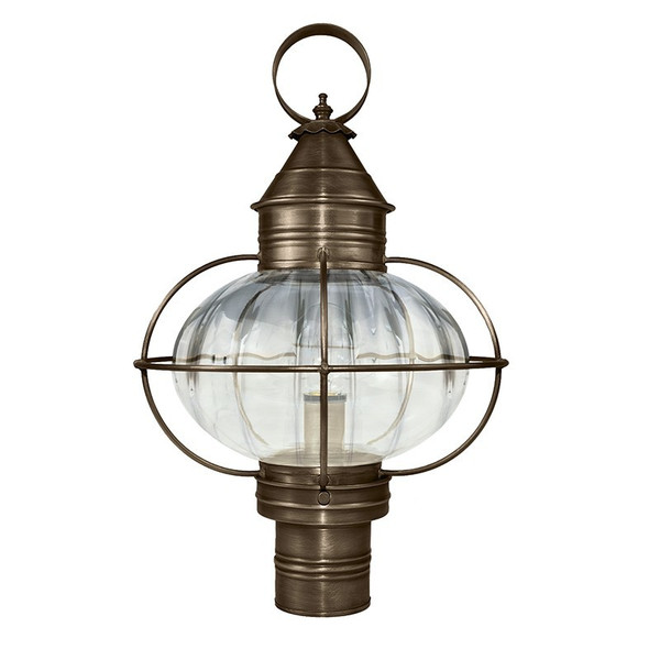 Northeast Lantern - 2543-DAB-MED-OPT - One Light Post Mount - Onion - Dark Antique Brass