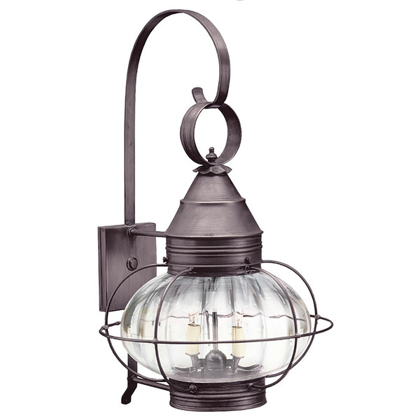 Northeast Lantern - 2571-DB-LT2-OPT - Two Light Wall Mount - Onion - Dark Brass