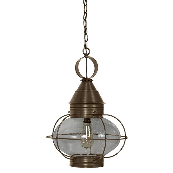 Northeast Lantern - 2572-DAB-MED-CSG - One Light Hanging Lantern - Onion - Dark Antique Brass