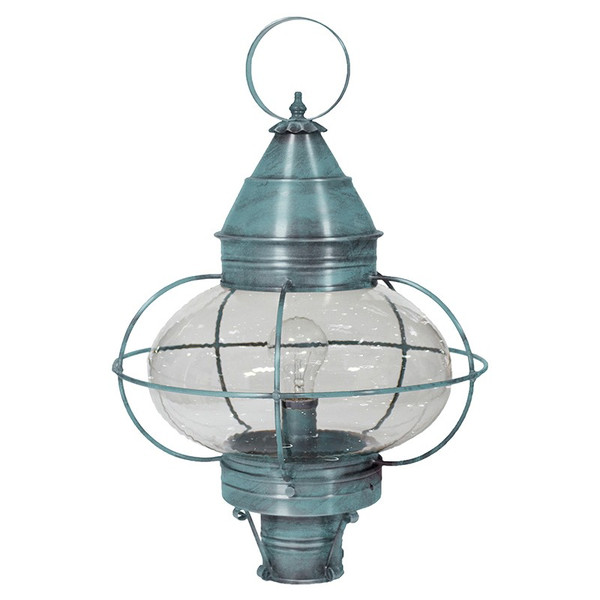 Northeast Lantern - 2573-VG-MED-CSG - One Light Post Mount - Onion - Verdi Gris