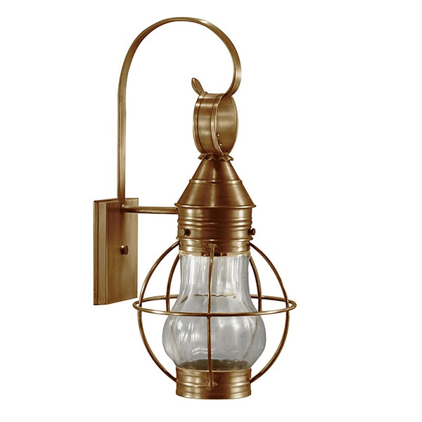 Northeast Lantern - 2721-AB-MED-OPT - One Light Wall Mount - Bosc - Antique Brass