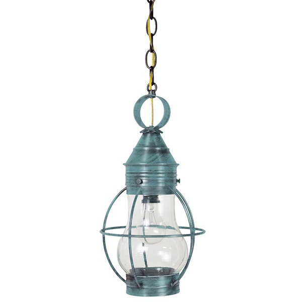 Northeast Lantern - 2722-VG-MED-CLR - One Light Hanging Lantern - Bosc - Verdi Gris