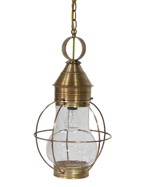 Northeast Lantern - 2732-AB-MED-CLR - One Light Hanging Lantern - Bosc - Antique Brass