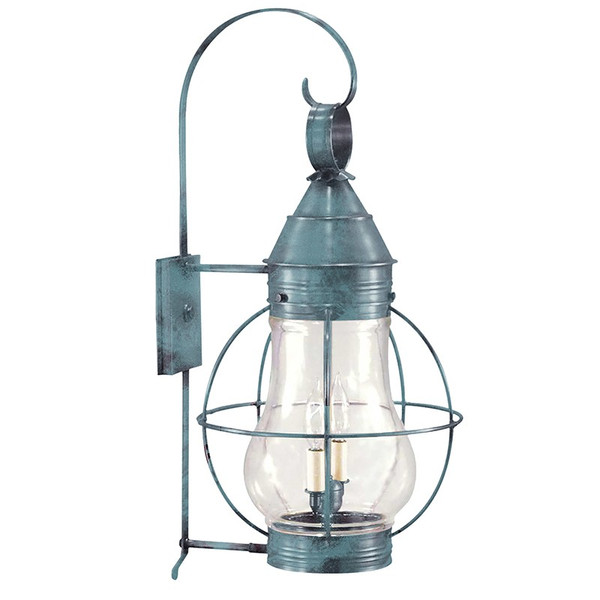 Northeast Lantern - 2741-VG-LT2-CLR - Two Light Wall Mount - Bosc - Verdi Gris