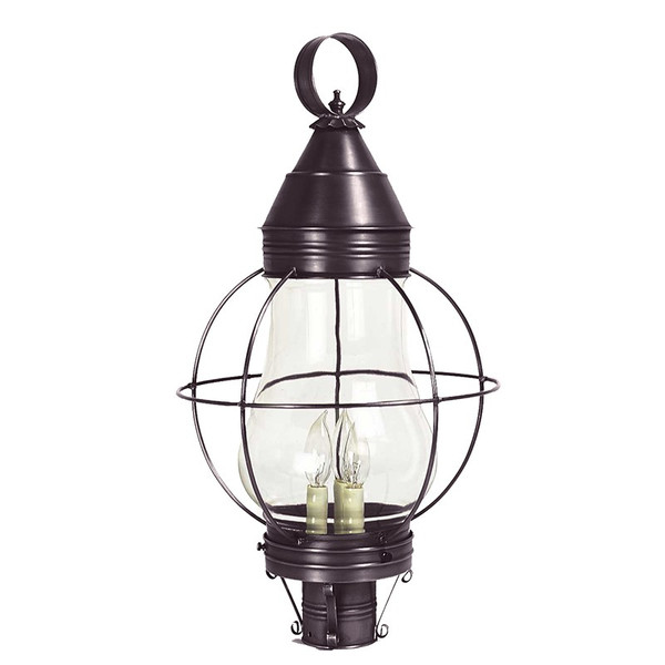 Northeast Lantern - 2743-DB-LT3-CLR - Three Light Post Mount - Bosc - Dark Brass