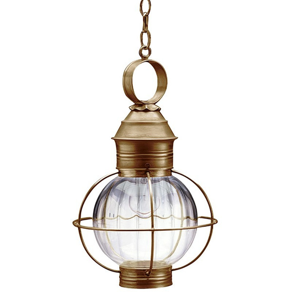Northeast Lantern - 2832-AB-MED-OPT - One Light Hanging Lantern - Round - Antique Brass