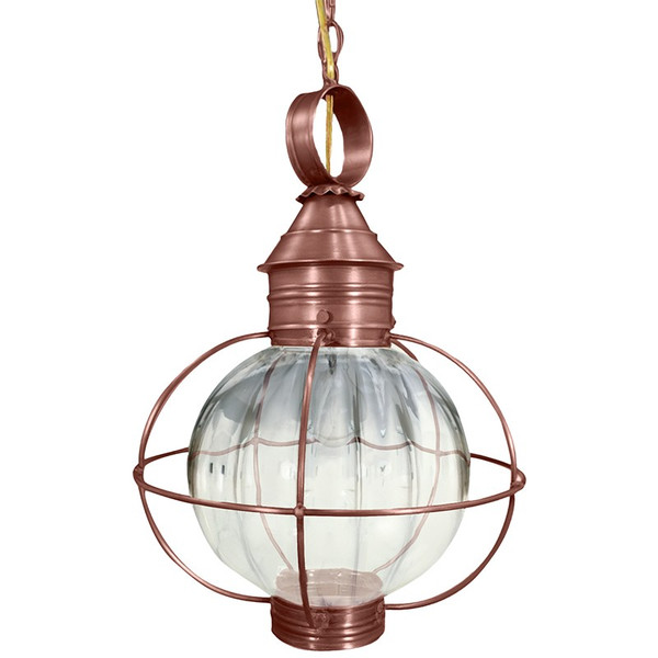 Northeast Lantern - 2842-AC-MED-OPT - One Light Hanging Lantern - Round - Antique Copper