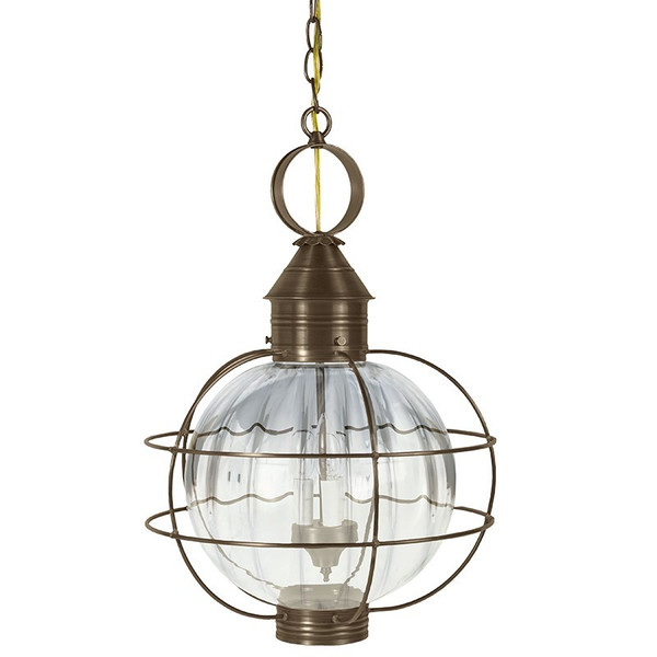 Northeast Lantern - 2852-DAB-LT3-OPT - Three Light Hanging Lantern - Round - Dark Antique Brass
