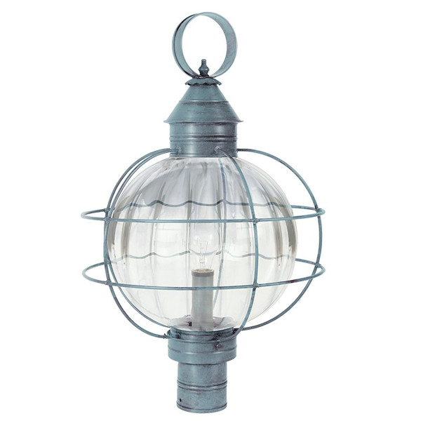 Northeast Lantern - 2853-VG-MED-OPT - One Light Post Mount - Round - Verdi Gris