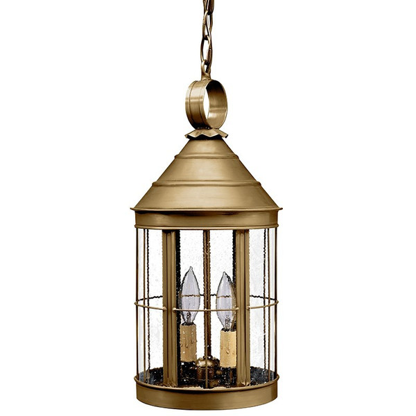 Northeast Lantern - 3332-AB-LT2-SMG - Two Light Hanging Lantern - Heal - Antique Brass