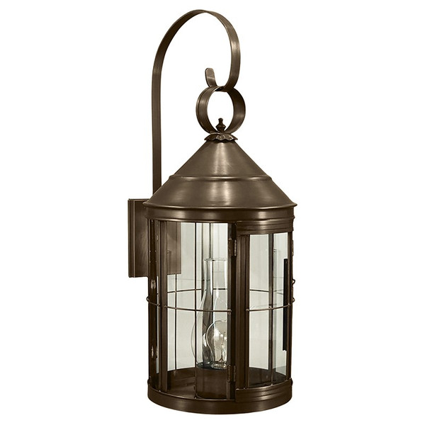 Northeast Lantern - 3357-DAB-CIM-CLR - One Light Wall Mount - Heal - Dark Antique Brass