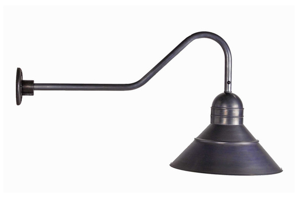 Northeast Lantern - 3446-DB-MED - One Light Wall Mount - Barn - Dark Brass