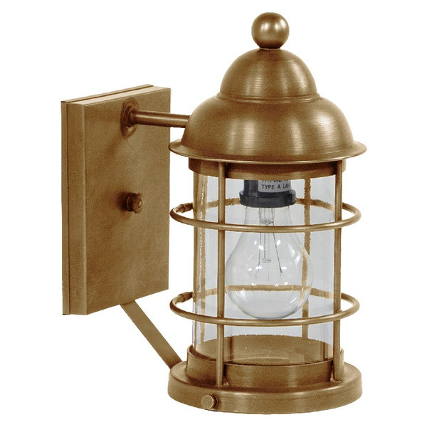 Northeast Lantern - 3511-AB-MED-CLR - One Light Wall Mount - Nautical - Antique Brass