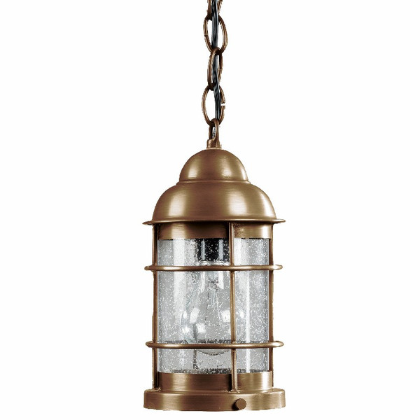 Northeast Lantern - 3512-AB-MED-CSG - One Light Hanging Lantern - Nautical - Antique Brass