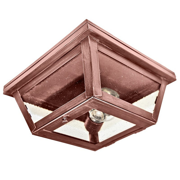 Northeast Lantern - 4104-AC-MED-SMG - One Light Flush Mount - Flush - Antique Copper