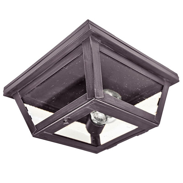 Northeast Lantern - 4104-DB-MED-CSG - One Light Flush Mount - Flush - Dark Brass