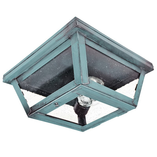 Northeast Lantern - 4104-VG-MED-SMG - One Light Flush Mount - Flush - Verdi Gris