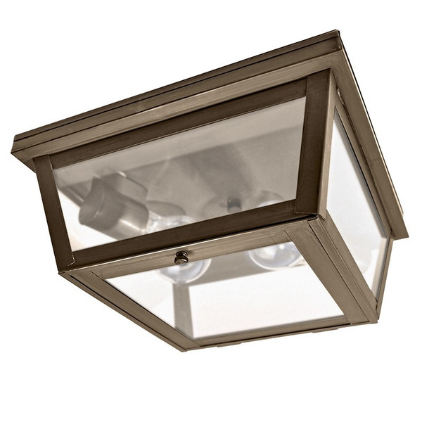 Northeast Lantern - 4204-DAB-MED2-FST - Two Light Flush Mount - Flush - Dark Antique Brass