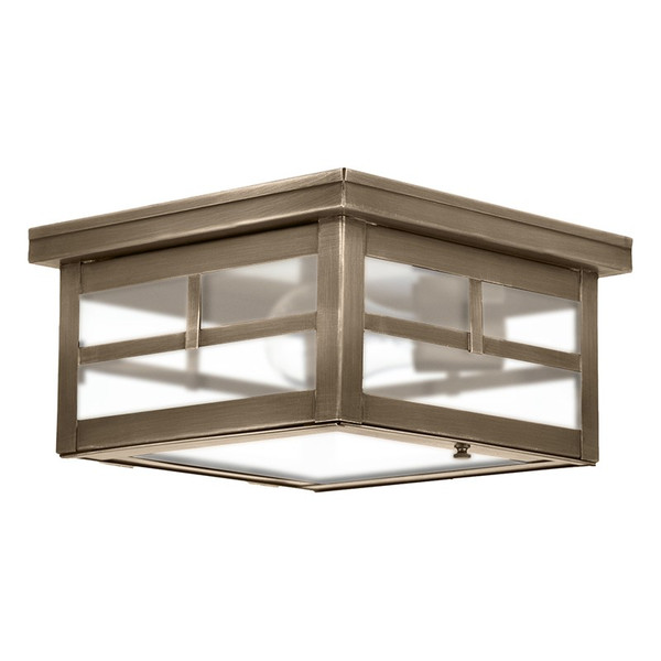 Northeast Lantern - 4304-DAB-MED-FST - One Light Flush Mount - Flush - Dark Antique Brass