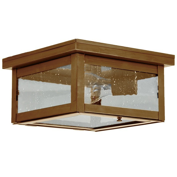 Northeast Lantern - 4314-AB-MED-SMG - One Light Flush Mount - Flush - Antique Brass