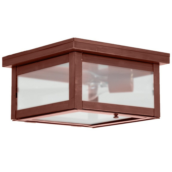 Northeast Lantern - 4314-AC-MED-FST - One Light Flush Mount - Flush - Antique Copper