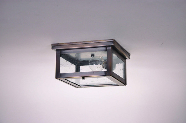 Northeast Lantern - 4314-DAB-MED-CSG - One Light Flush Mount - Flush - Dark Antique Brass