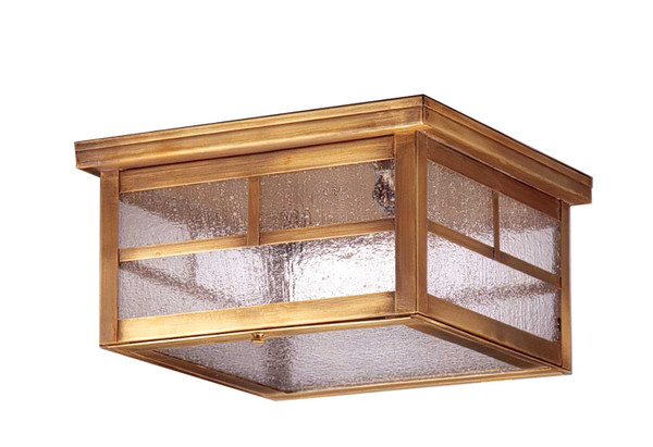 Northeast Lantern - 4404-AB-MED2-SMG - Two Light Flush Mount - Flush - Antique Brass