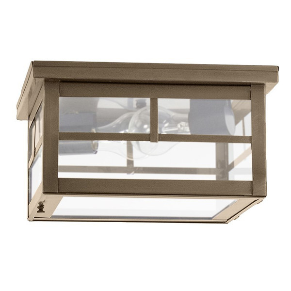 Northeast Lantern - 4404-DAB-MED2-FST - Two Light Flush Mount - Flush - Dark Antique Brass