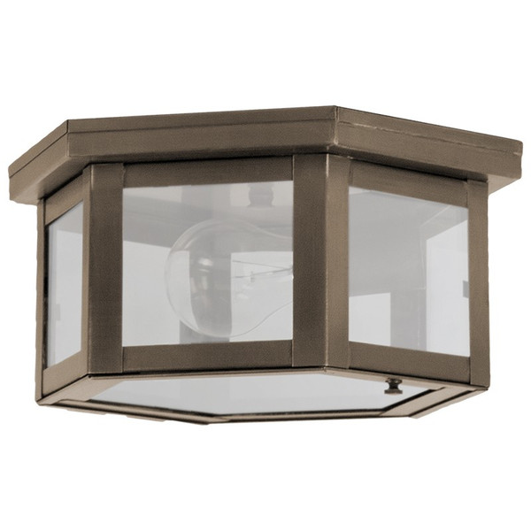 Northeast Lantern - 4504-DAB-MED-FST - One Light Flush Mount - Flush - Dark Antique Brass