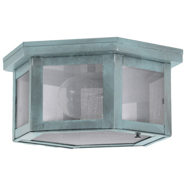 Northeast Lantern - 4504-VG-MED-SMG - One Light Flush Mount - Flush - Verdi Gris