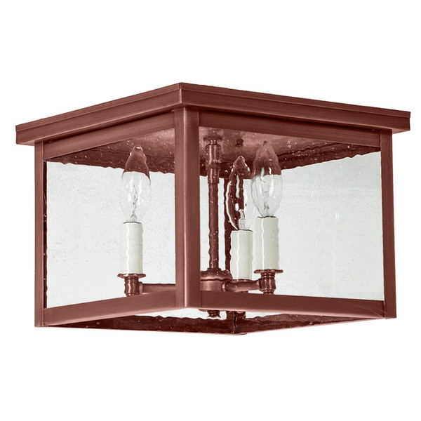 Northeast Lantern - 4904-AC-LT3-SMG - Three Light Flush Mount - Flush - Antique Copper