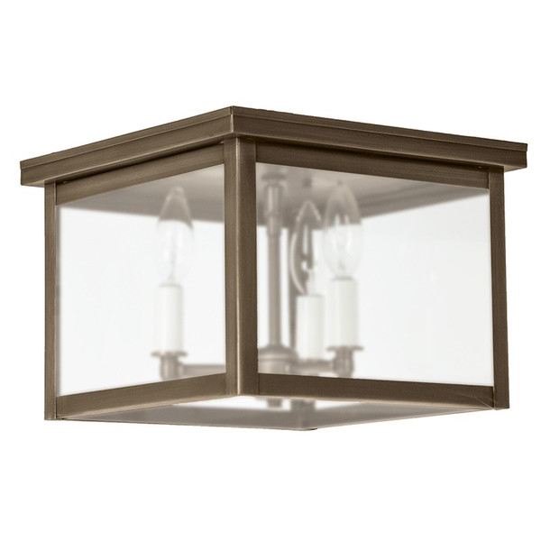 Northeast Lantern - 4904-DAB-LT3-FST - Three Light Flush Mount - Flush - Dark Antique Brass