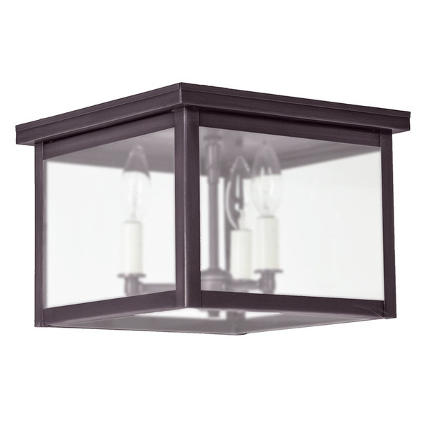 Northeast Lantern - 4904-DB-LT3-FST - Three Light Flush Mount - Flush - Dark Brass