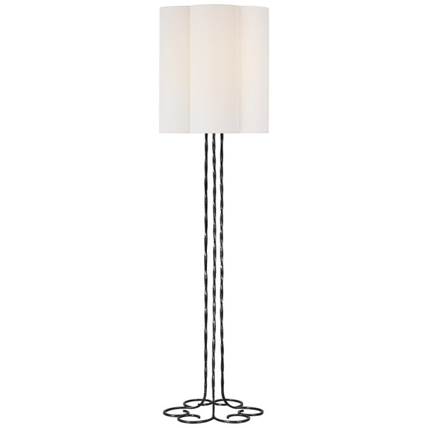 manufacturer_finish:Aged Iron|manufacturer_glass:19 x 20 x 14.5 Linen Scallop