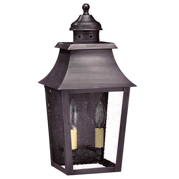 Northeast Lantern - 5531-DB-LT2-SMG - Two Light Wall Mount - Sharon - Dark Brass