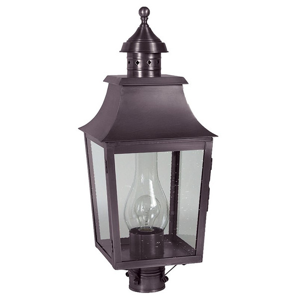 Northeast Lantern - 5543-DB-CIM-CSG - One Light Post Mount - Sharon - Dark Brass
