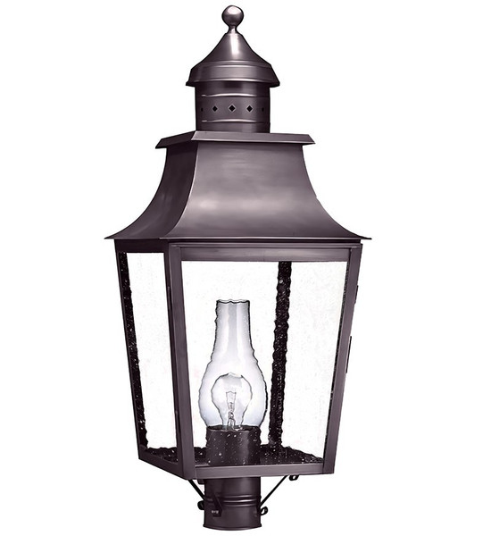Northeast Lantern - 5553-DB-CIM-SMG - One Light Post Mount - Sharon - Dark Brass