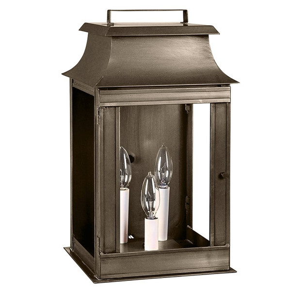 Northeast Lantern - 5631-DAB-LT3-CLR - Three Light Wall Mount - Concord - Dark Antique Brass