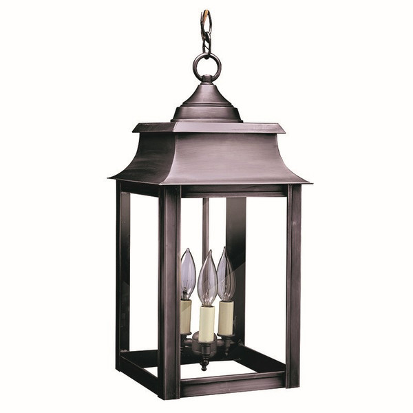 Northeast Lantern - 5632-DB-LT3-CLR - Three Light Hanging Lantern - Concord - Dark Brass
