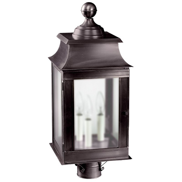 Northeast Lantern - 5633-DB-LT3-FST - Three Light Post Mount - Concord - Dark Brass