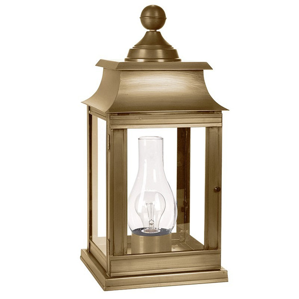 Northeast Lantern - 5633P-AB-CIM-CLR - One Light Pier Mount - Concord - Antique Brass