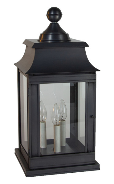Northeast Lantern - 5633P-DB-LT3-CLR - Three Light Pier Mount - Concord - Dark Brass
