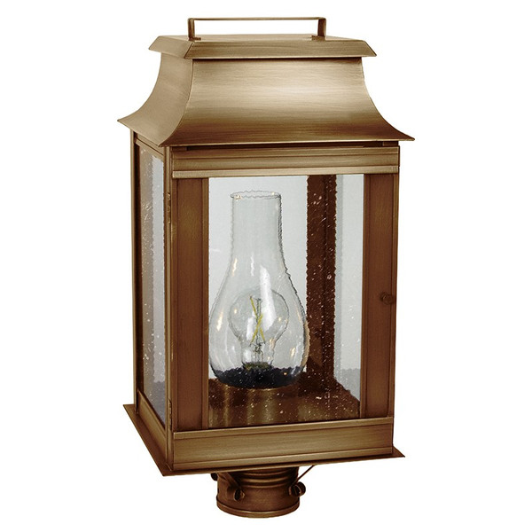 Northeast Lantern - 5643-AB-CIM-SMG - One Light Post Mount - Concord - Antique Brass