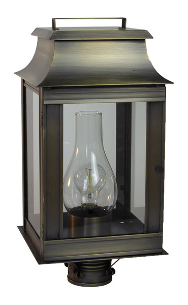 Northeast Lantern - 5643-DAB-CIM-CLR - One Light Post Mount - Concord - Dark Antique Brass