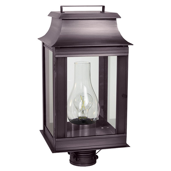 Northeast Lantern - 5643-DB-CIM-CLR - One Light Post Mount - Concord - Dark Brass